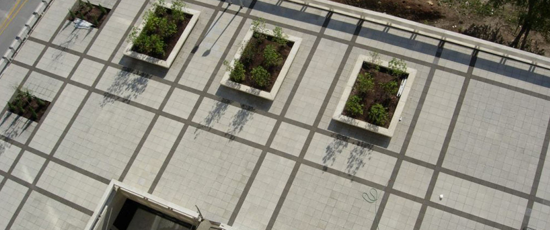 Aerial View Rooftop Terrace