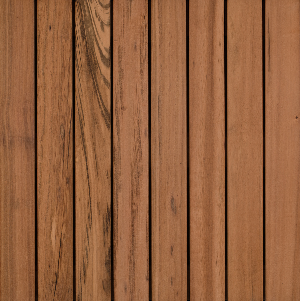 2′ x 2′ Smooth Tigerwood Wood Tile